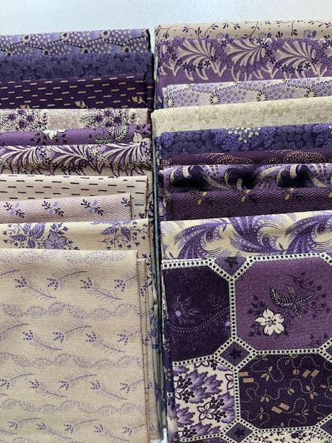 Fat Quarters - I LOVE PURPLE