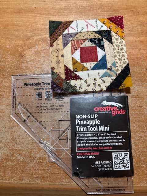 Pineapple Trim Tool Ruler – Ye Olde Schoolhouse Quilt Shop