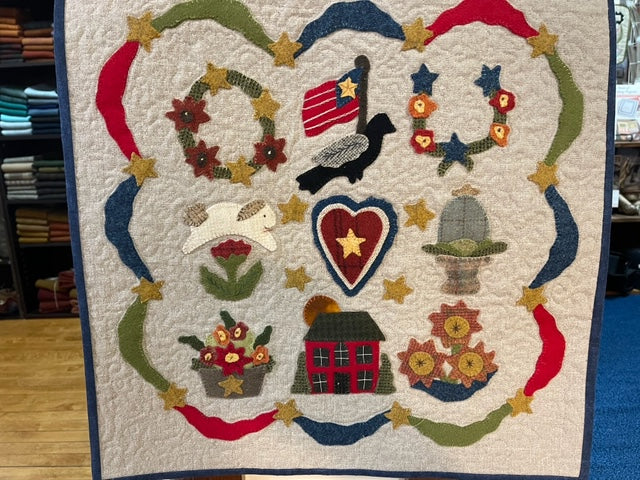 Primitive Baltimore Wool Applique